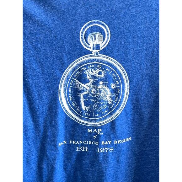 San Francisco Bay Region Compass 1978  T-Shirt - Picture 3 of 5
